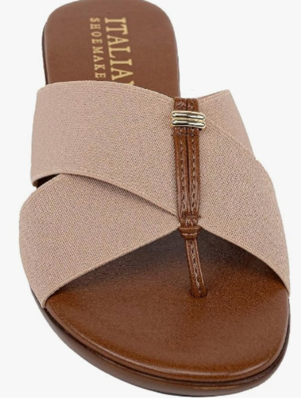 NWOB Italian Shoemakers Womens Kalini Wedge Sandals Sz 8